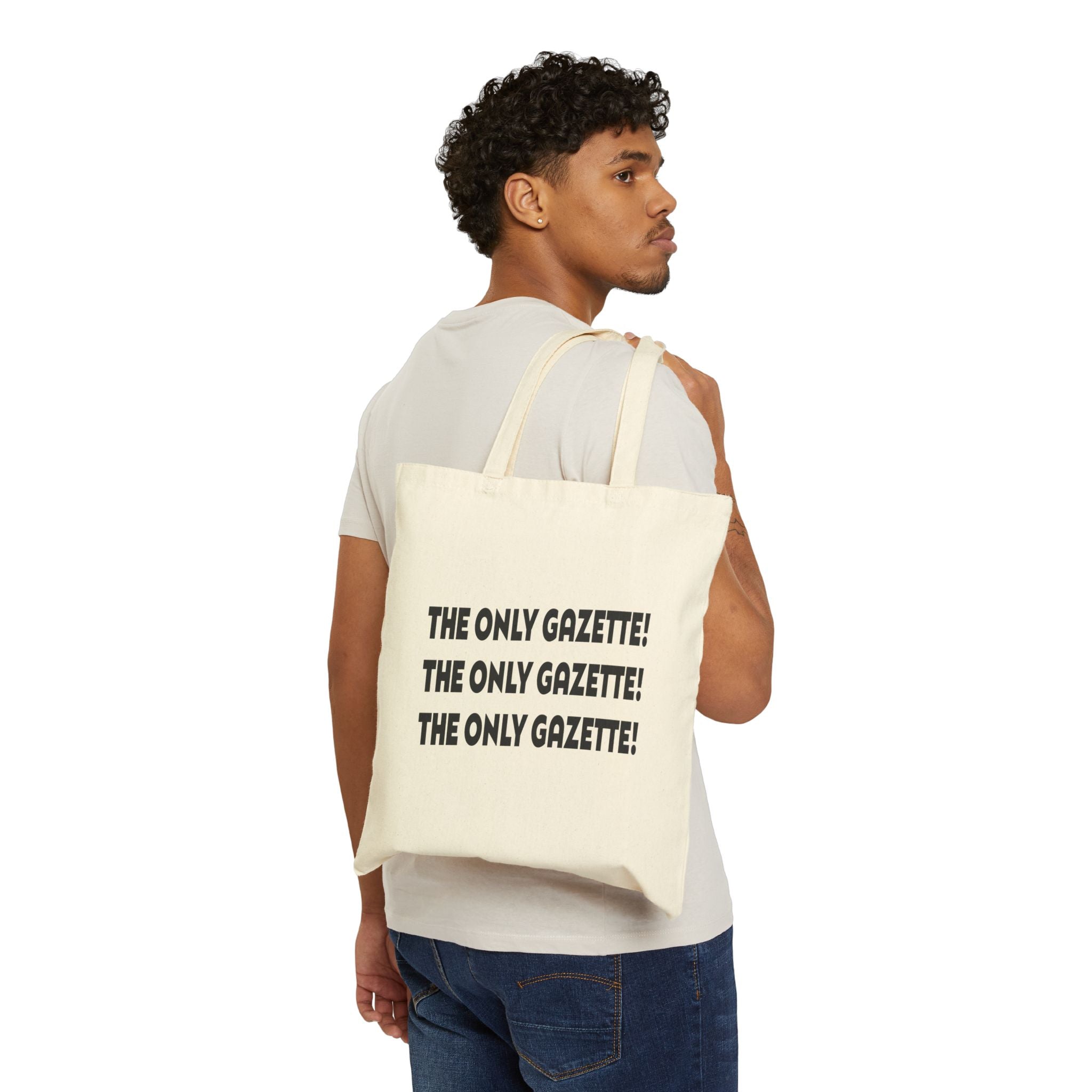 Extra! Extra! Cotton Canvas Tote Bag
