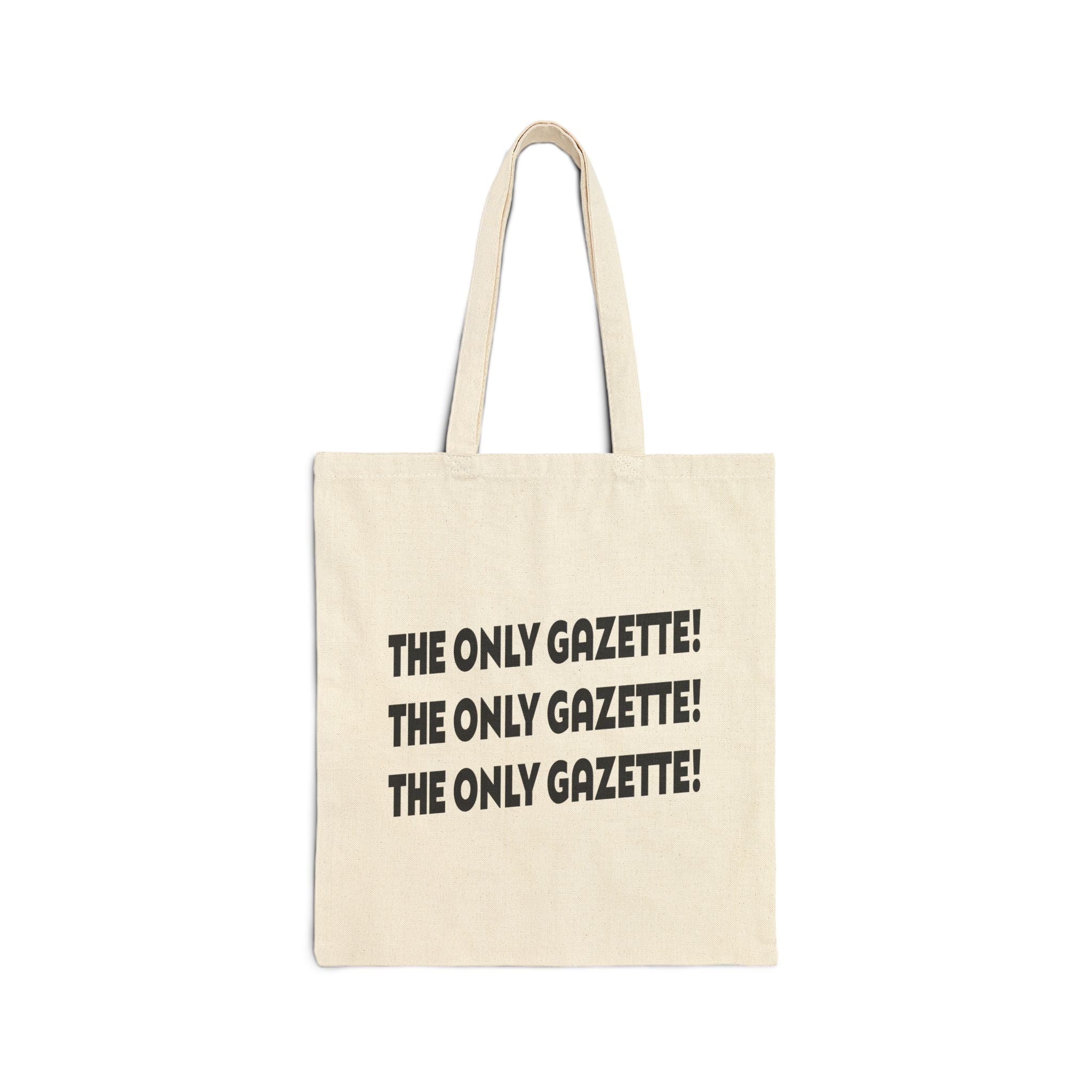 Extra! Extra! Cotton Canvas Tote Bag